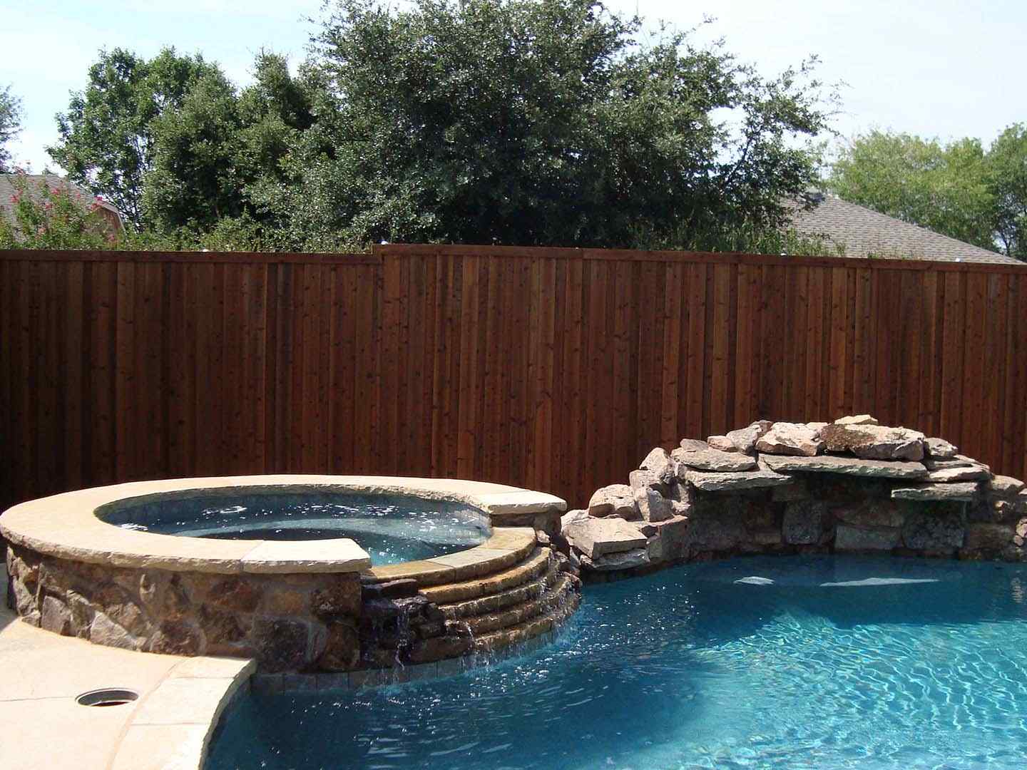 Photo of a Texas wood fence