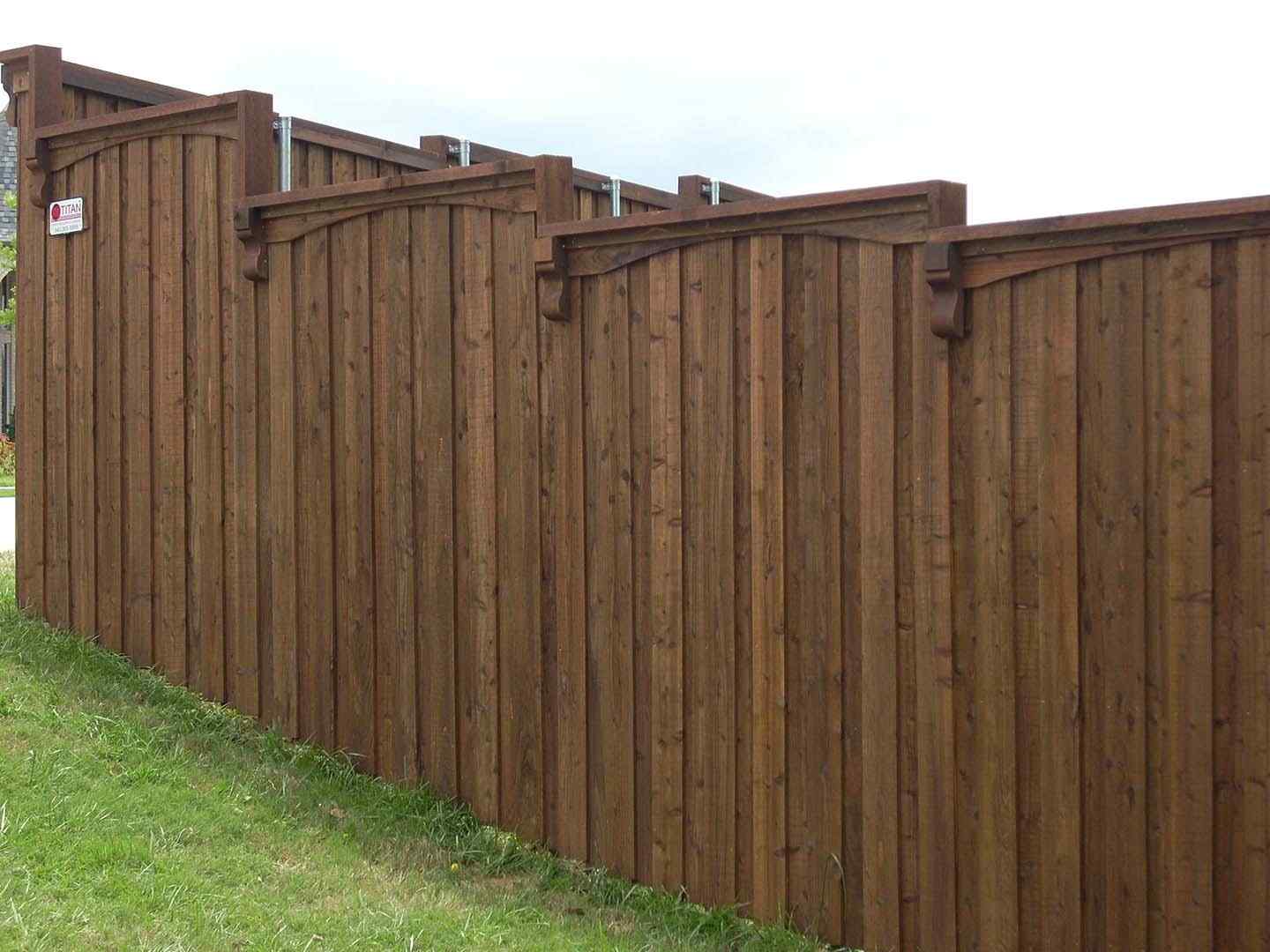 Photo of a Texas wood fence