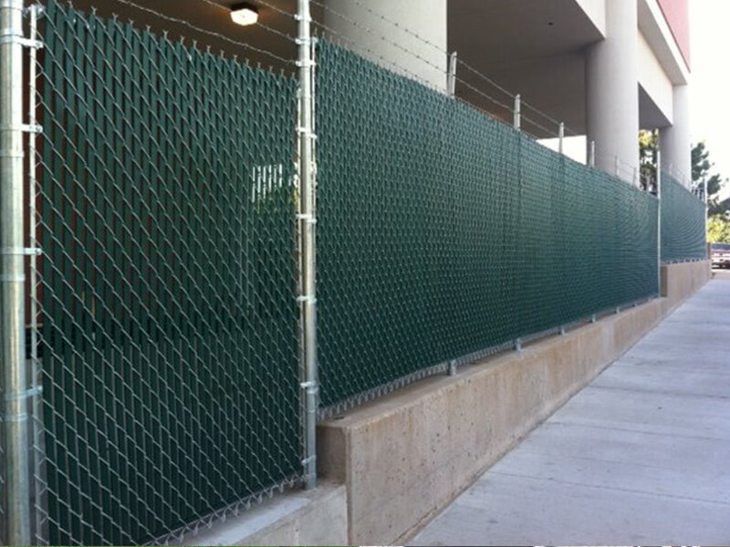 Chain Link Semi-Privacy Fencing in North DFW Area