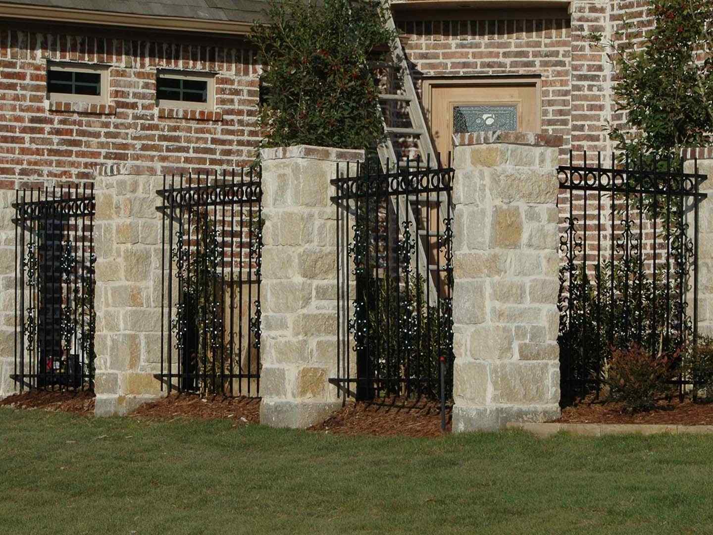 Ornamental iron fence benefits in Cross Roads Texas