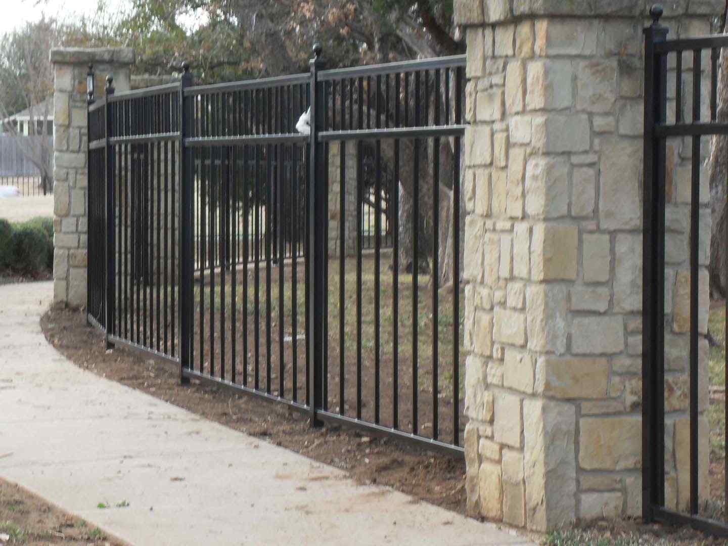 Ornamental Iron Fence in the Dallas Fort Worth Area