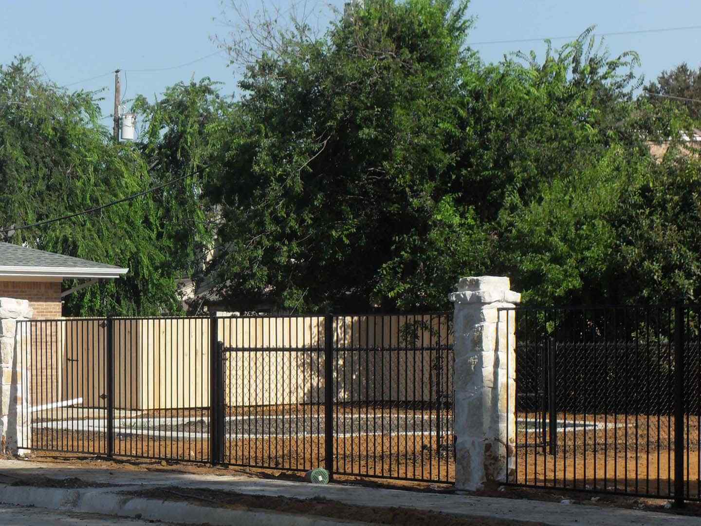 North Texas Ornamental Iron Fence