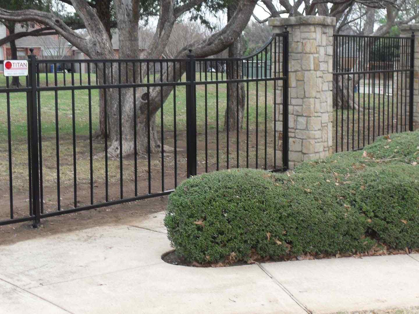 Ornamental Iron Fence in the Dallas Fort Worth Area