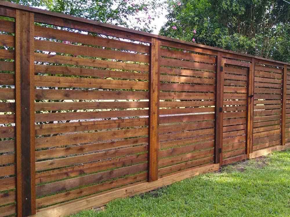 wood fence Cross Roads Texas