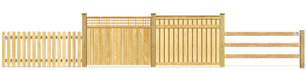 Wood fence styles that are popular in Cross Roads TX