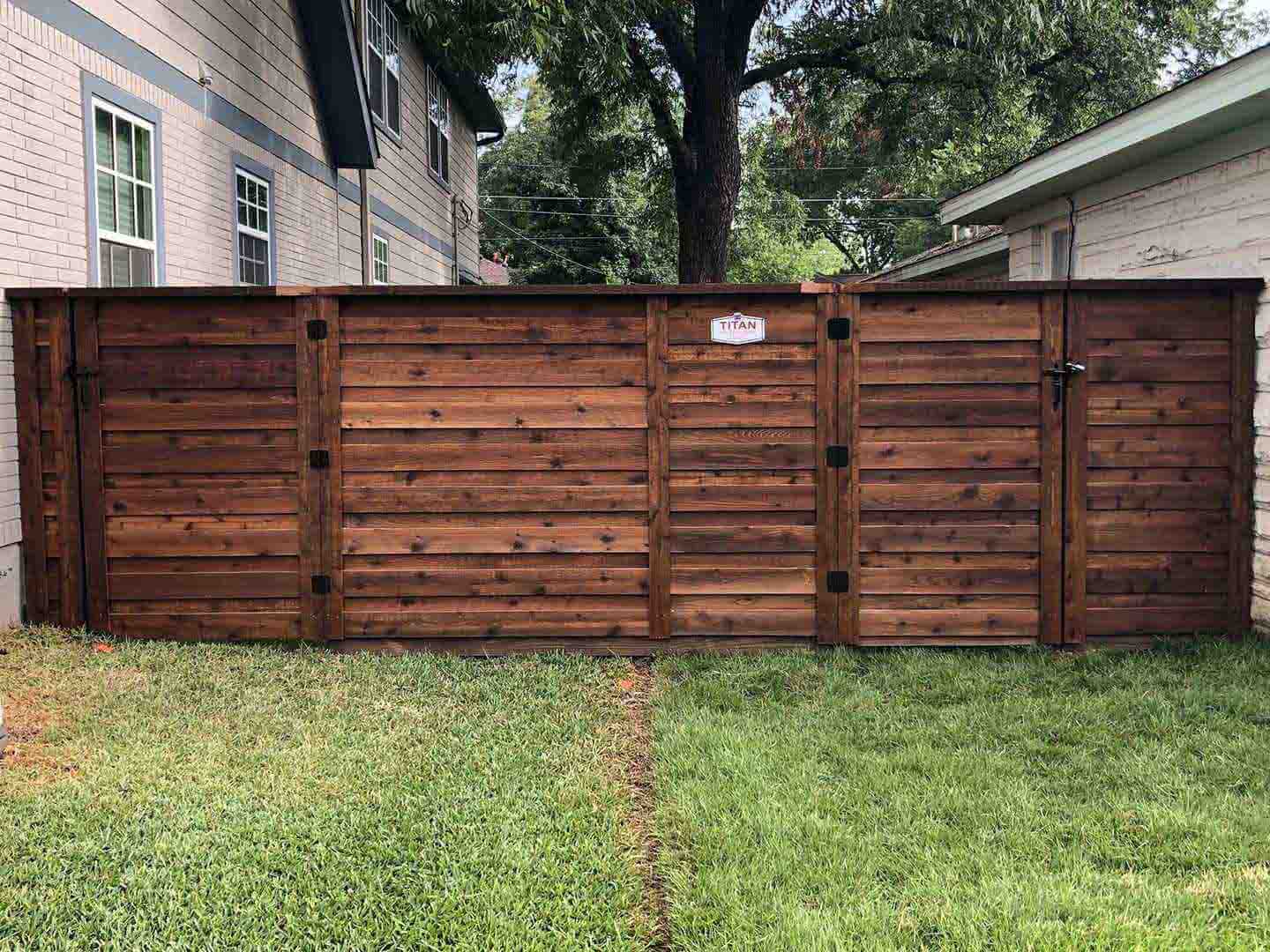 Denton Texas wood privacy fencing