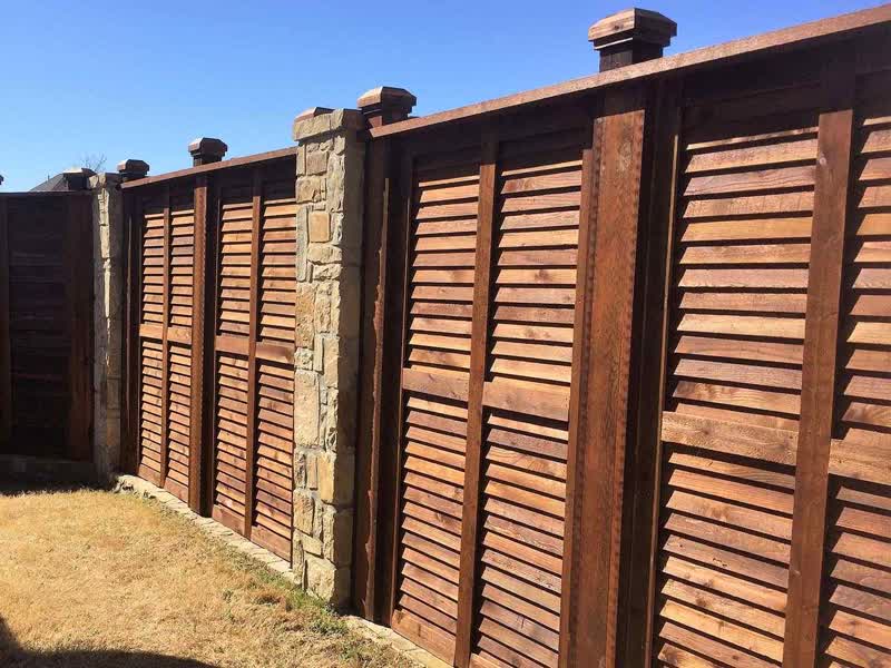 Privacy Fence Example in Farmers Branch Texas
